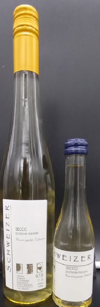 Secco Deutscher Perlwein mit zugesetzter Kohlensäure, 0,75l